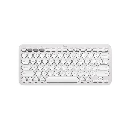 Клавиатура Logitech Pebble Keys 2 K380s - TONAL WHITE - US INT'L - BT - N/A - INTNL-973 - UNIVERSAL