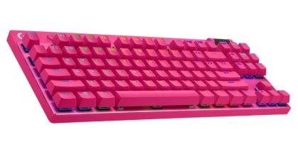 Клавиатура Logitech G PRO X TKL LIGHTSPEED Gaming Keyboard - MAGENTA - US INT'L - 2.4GHZ/BT - N/A - EMEA28-935 - TACTILE