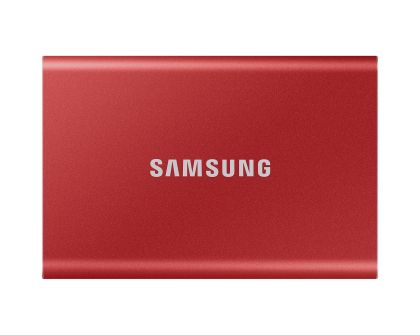 Външен SSD Samsung T7 Indigo Red SSD 2TB, USB-C, Червен