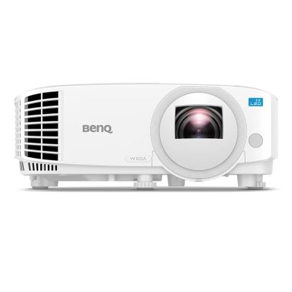 Мултимедиен проектор BenQ LW500ST DLP, WXGA, Brightness 2000AL; High contrast 100,000:1; LED light source; Throw ratio: 0.72 ~ 0.87; 20,000 hrs life; Noise level: 28 dB (Eco mode); HDMI x 2; 2D keystone, Corner fit, Screen Fill (4:3 XGA EDID)