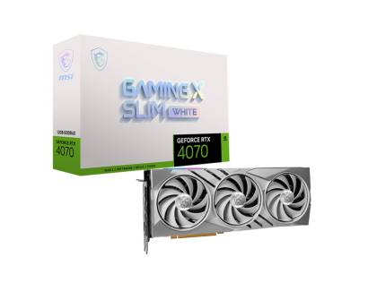 MSI RTX4070 GAM X SLIM WHI 12G
