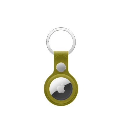 Проследяващо устройство Apple AirTag FineWoven Key Ring - Chartreuse