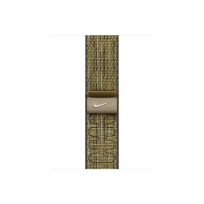 Каишка за часовник Apple Watch 42mm Nike Sport Loop: Green/Gray Nike Sport Loop