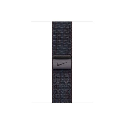 Каишка за часовник Apple Watch 42mm Nike Sport Loop: Black/Blue Nike Sport Loop
