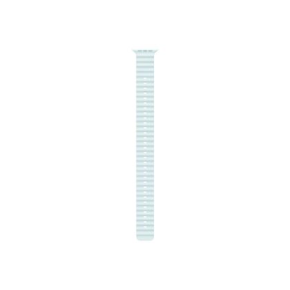 Каишка за часовник Apple Watch 49mm Band: Ice Blue Ocean Band Extension - Black Titanium Finish