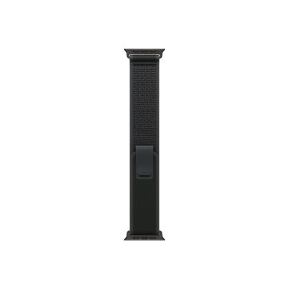 Каишка за часовник Apple Watch 49mm Loop: Black Trail Loop - M/L - Black Titanium Finish