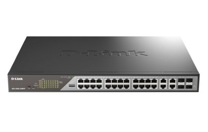 Комутатор D-Link 28-Port Gigabit Ethernet PoE++ Surveillance Switches