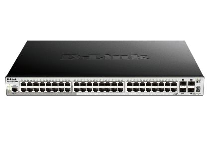 Комутатор D-Link 52-Port Gigabit Stackable POE Smart Managed Switch including 4 10G SFP+