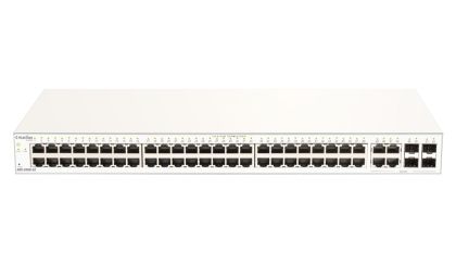 Комутатор D-Link 52-Port Gigabit Nuclias Smart Managed Switch including 4x 1G Combo Ports (With 1 Year License)