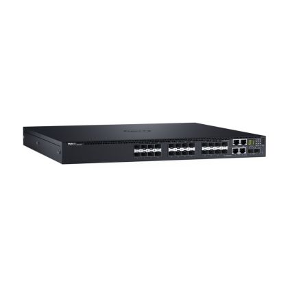 Комутатор Dell Networking S3148, L3, 48x 1GbE, 2xCombo, 2x 10GbE SFP+ fixed ports, Stacking, IO to PSU airflow, 1x AC PSU, LLW 210-AIMR