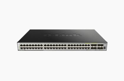 Комутатор D-Link xStack 44-port GE and 4-port Combo 1000BaseT/SFP plus 4 10GE SFP+