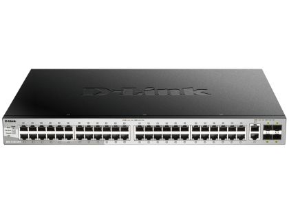 Комутатор D-Link 48x10/100/1000BASE-T ports Layer 3 Stackable Managed Gigabit Switch with 2x10GBASE-T ports and 4xSFP+ ports
