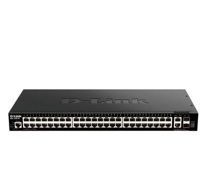 Комутатор D-Link 48 ports GE + 2 10GE ports + 2 SFP+ Smart Managed Switch