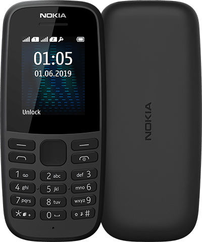 NOKIA 105 DS BLACK 2019