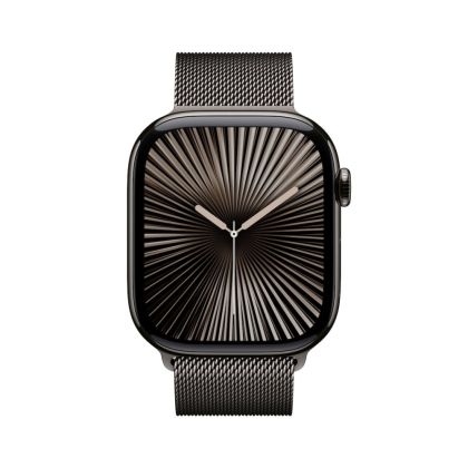 Часовник Apple Watch S10 Cellular 46mm Slate Titanium Case with Slate Milanese Loop - S/M