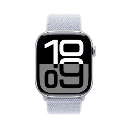 Часовник Apple Watch S10 GPS 42mm Silver Alu Case with Blue Cloud Sport Loop