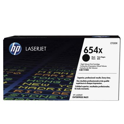Консуматив HP 654X High Yield Black Original LaserJet Toner Cartridge