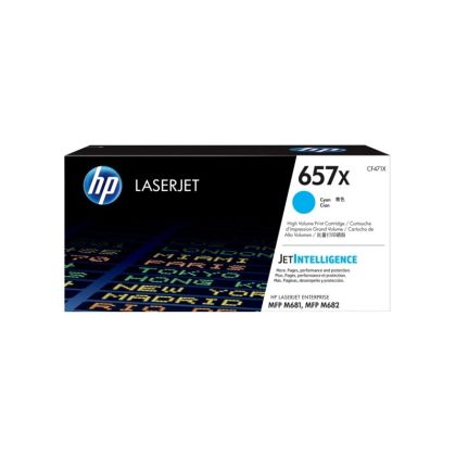 Консуматив HP 657X High Yield Cyan Original LaserJet Toner Cartridge (CF471X)