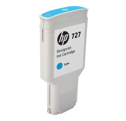 Консуматив HP 727 300-ml Cyan DesignJet Ink Cartridge