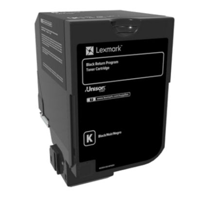Консуматив Lexmark 74C20K0 CS720, CS/CX725 Black Return Programme 3K Toner Cartridge