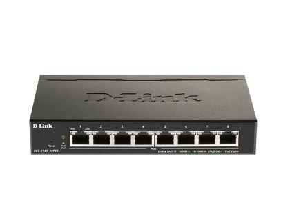 Комутатор D-Link 8-Port PoE Gigabit Smart Switch