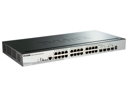 Комутатор D-Link 28-Port Gigabit Stackable SmartPro PoE Switch including 2 SFP ports and 2 x 10G SFP+ ports