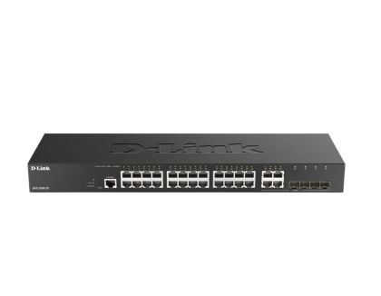 Комутатор D-Link 24-port Gigabit Managed Switch plus 4 Combo 1000BaseT/SFP