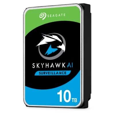 Твърд диск Seagate SkyHawk AI 10TB ( 3.5", 256MB, 7200 RPM, SATA 6Gb/s )