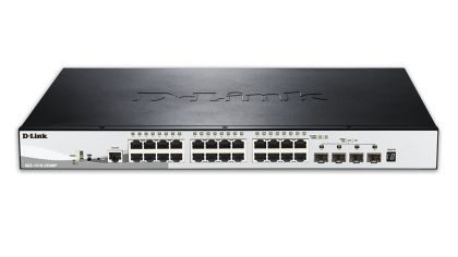 Комутатор D-Link 28-Port Gigabit Stackable POE Smart Managed Switch including 4 10G SFP+