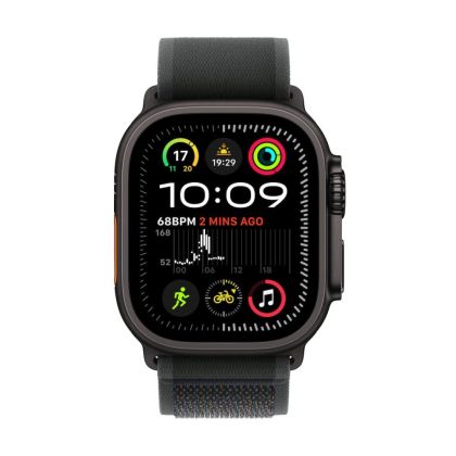 Часовник Apple Watch Ultra2 v2 Cellular 49mm Black Titanium Case with Black Trail Loop - M/L