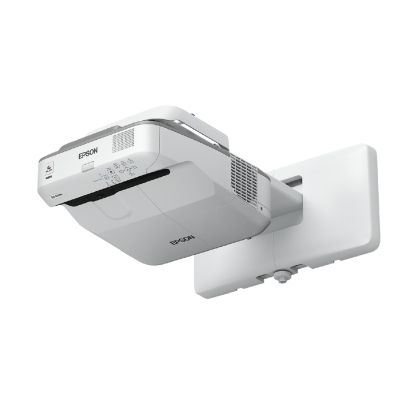 Мултимедиен проектор Epson EB-685Wi, Ultra short, WXGA (1280 x 800), 16:10, HD ready, 3,500 lumen, 14000:1, Ethernet, Wireless LAN (optional), VGA, HDMI (3x), 5.9 kg, Interactive pens, Wall mounting bracket, 36 months
