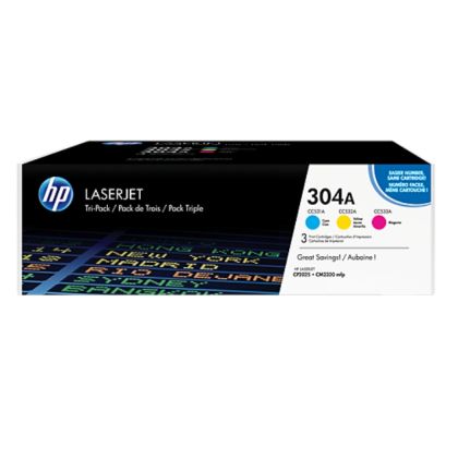 Консуматив HP 304A CYM Tri-Pack LaserJet Toner Cartridge