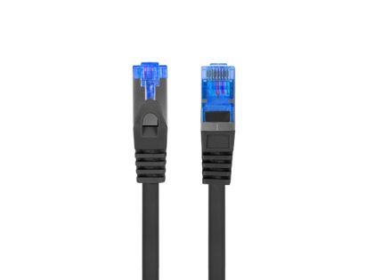 Кабел Lanberg patchcord CAT.6a s/ftp lszh cca 1m black fluke passed