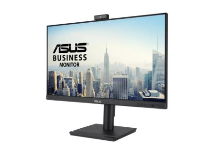 Монитор Asus BE279QFK Video Conferencing Monitor ,27", Full HD, IPS, 100Hz, Frameless, Full HD Webcam, Mic Array, Stereo Speakers, Height Adjustable, Ergonomic Design, HDMI, Eye Care, Low Blue Light, Flicker Free, Wall Mountable, Sustainability,Black