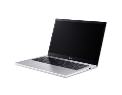 Лаптоп Acer Aspire Go 15, AG15-41P-R1QC, AMD Ryzen 7 7735HS,(up to 4.80GHz, 16MB), 15.6" FHD (1920x1080) IPS SlimBezel LCD, 1*16GB DDR5 5600MHz (1 slot free), 512GB PCIe NVMe SSD, AMD Radeon 680M, HD Cam, WiFi 6E, BT 6E, Kbd, No OS, Pure Silver