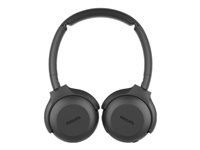 Philips Bluetooth Wireless on-ear Headphones, 32 mm drivers/closed-back, black