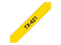 BROTHER P-Touch TX-621 black on yellow 9mm