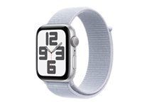 APPLE Watch SE2 v3 GPS 44mm Silver Alu Case with Blue Cloud Sport Loop