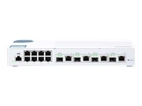 QNAP QSW-M408-4C 8 port 1Gbps 4 port 10G SFP+/ NBASE-T Combo Web Managed Switch