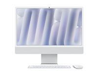 APPLE 24inch iMac with Retina 4.5K display: M4 chip with 8-core CPU and 8-core GPU 16GB 256GB SSD Silver