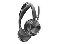 HP Poly Voyager Focus 2 USB-C-C Headset +USB-C/A Adapter +Charging Stand SmartBuy