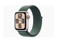 APPLE Watch SE2 v3 Cellular 40mm Starlight Alu Case with Lake Green Sport Loop