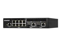 QNAP QSW-M2108R-2C 8x 2.5GbE 2x 10GbE SFP+ NBASE-T Combo web managed switch