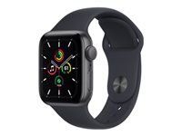 APPLE Watch SE GPS 40mm Space Gray Aluminium Case with Midnight Sport Band Regular
