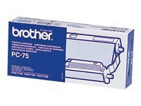 BROTHER PC-75 ribbon cassette black 144 pages 1-pack