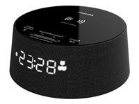 Philips Alarm clock, Bluetooth®, with wireless phone charger-  Qi. USB port