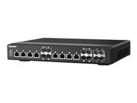 QNAP QSW-IM1200-8C 8 ports 10GbE SFP+/RJ45 combo 4 ports 10GbE SFP+ Marvell 98DX8312 managed switch
