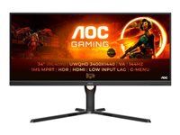 AOC U34G3XM/EU 34inch 3440x1440 VA Flat HAS 130mm DP 2xHDMI Brightness 300cd/m2