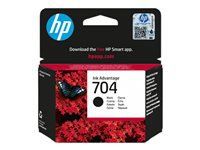 HP 704 original Ink cartridge CN692AE 445 black standard capacity 480 pages