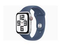 APPLE Watch SE2 v3 Cellular 44mm Silver Alu Case with Denim Sport Band ML